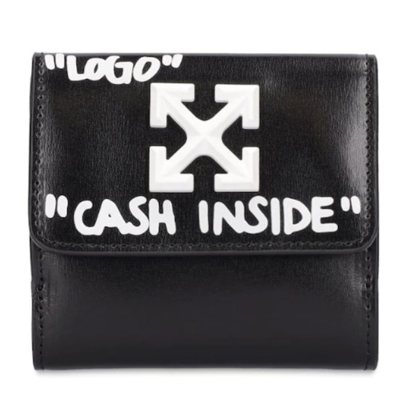 Off-White Handbags - Off-White Jitney French Black Wallet